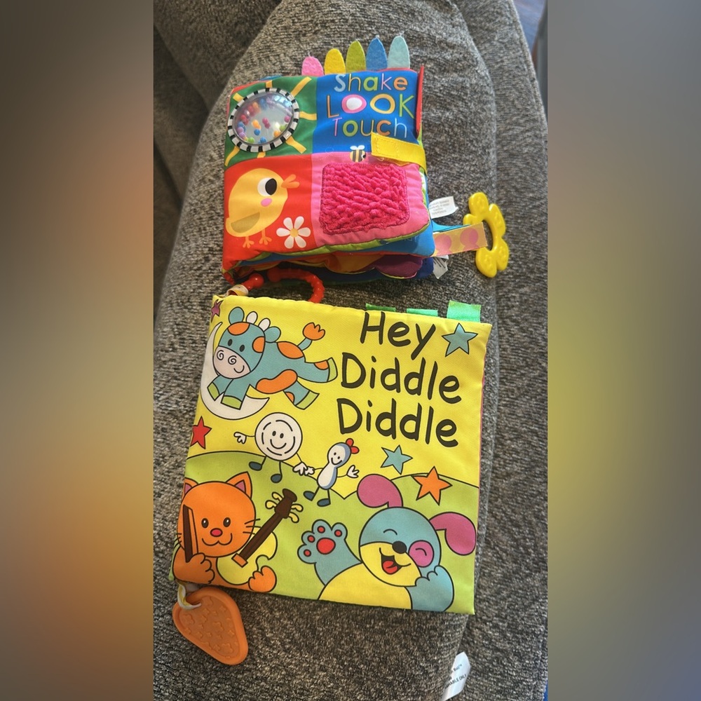 Colorful Hey Diddle Diddle Soft Baby Book